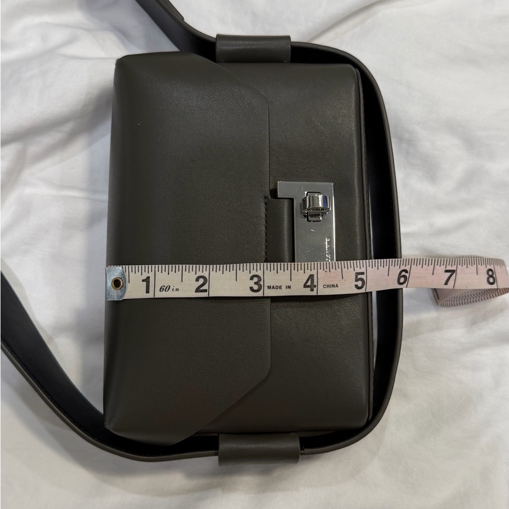 All Saints Frankie 3 in 1 Crossbody Belt Bag Silver Buckle Green NWT - Picture 12 of 17